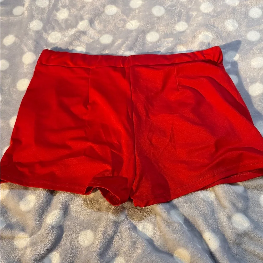 Women's Red Short Set - Picture 7 of 8
